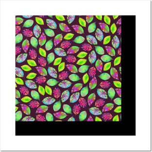 Neon leaves - color for your Autumn! Posters and Art